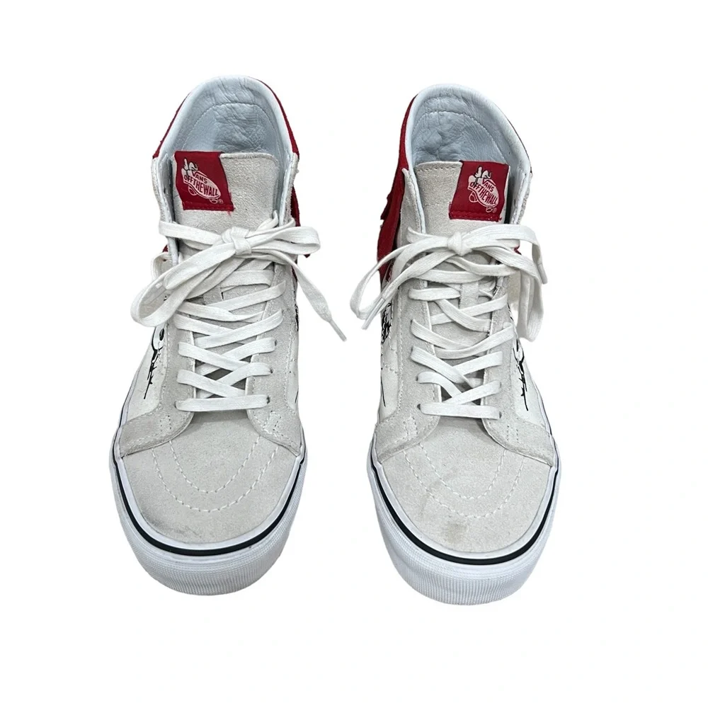 Vans + Peanuts Sk8-Hi Moc dog house unisex trainers Men’s 7.5 Women’s 9 - Picture 2 of 9